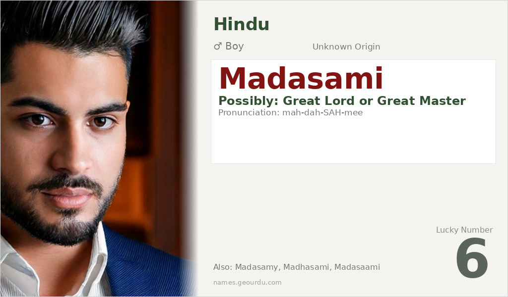 Madasami Name Meaning and Details