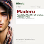 Maderu Name Meaning and Details