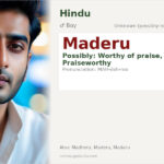 Maderu Name Meaning and Details