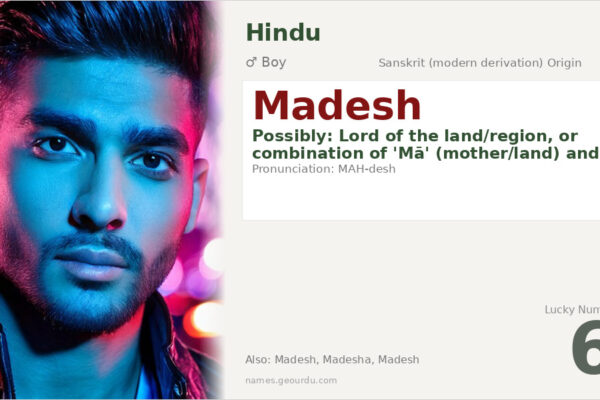 Madesh Name Meaning — Origin, Gender & Details (2025)
