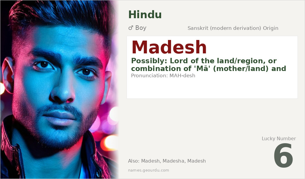 Madesh Name Meaning and Details
