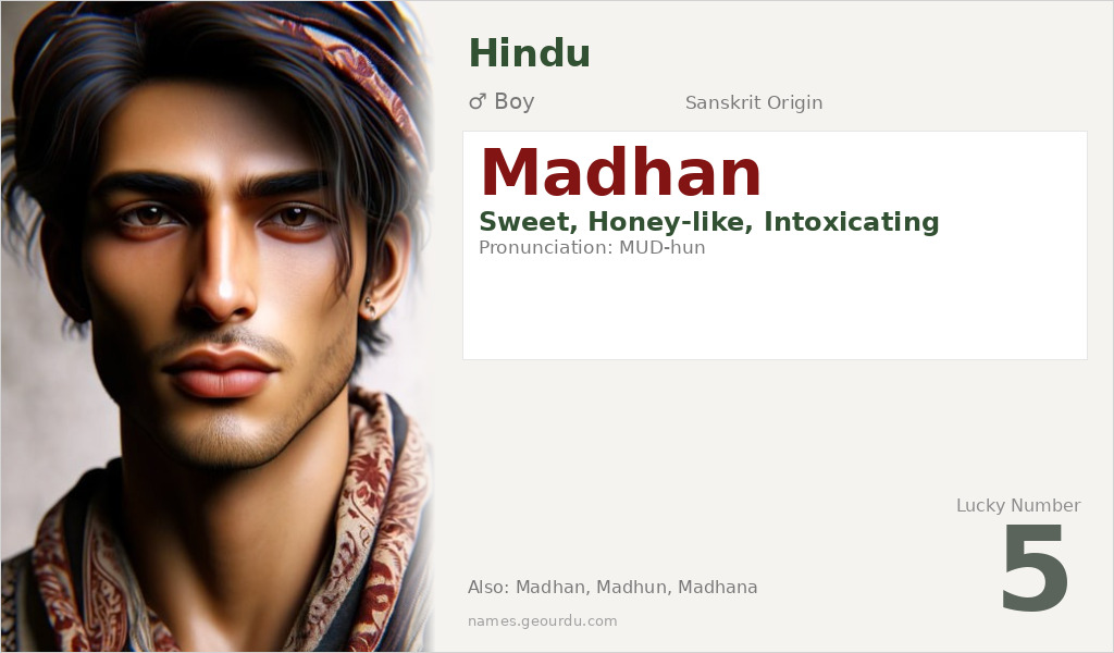 Madhan Name Meaning and Details