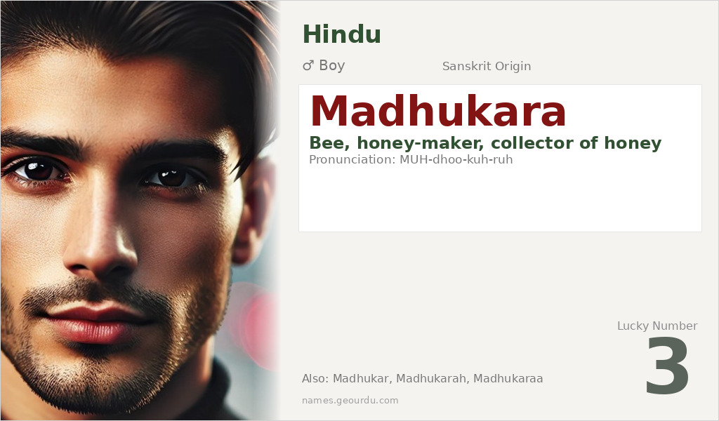 Madhukara Name Meaning and Details
