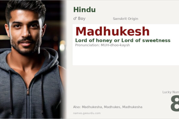 Madhukesh Name Meaning — Sanskrit Origin, Boy Name & Details (2025)