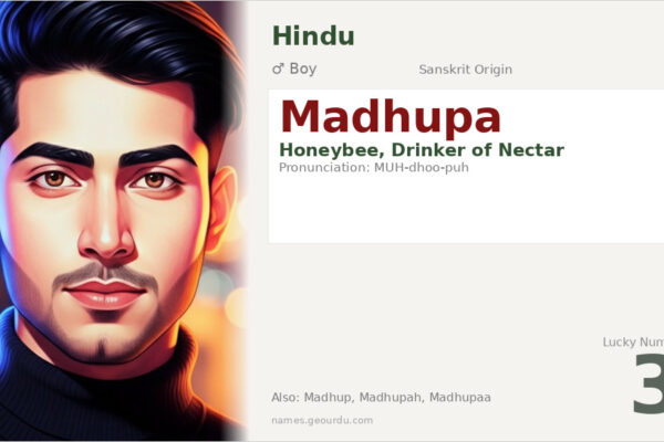 Madhupa Name Meaning — Sanskrit Origin, Boy Name & Details (2025)