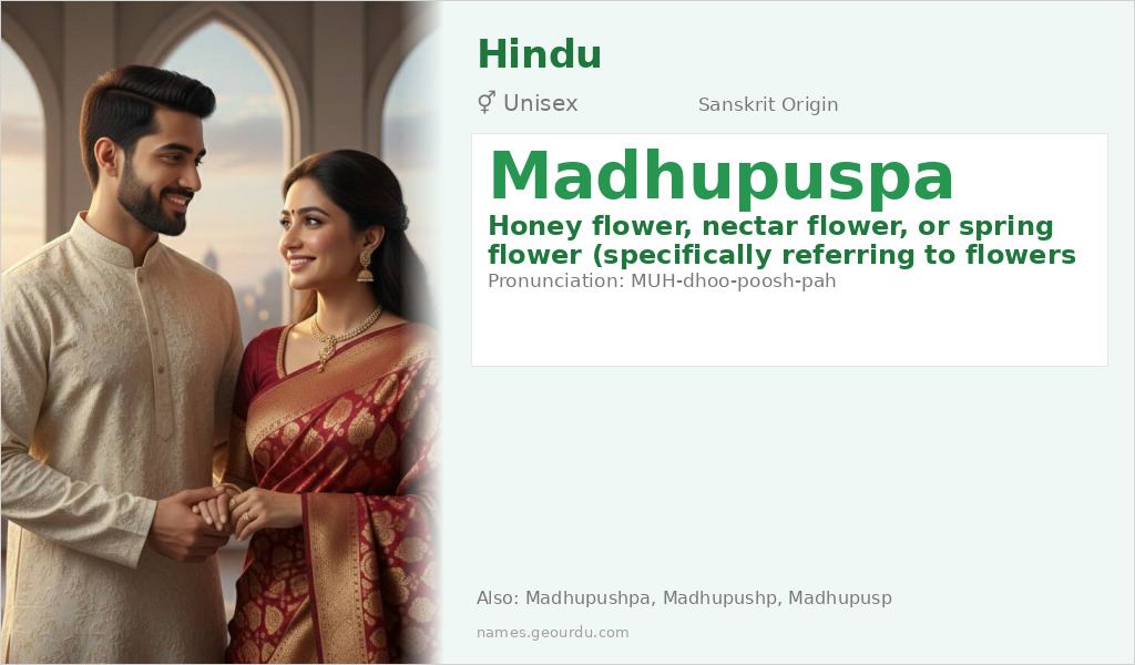 Madhupuspa Name Meaning and Details