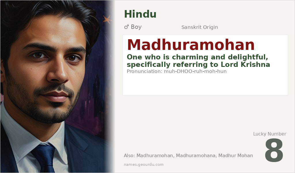Madhuramohan Name Meaning and Details