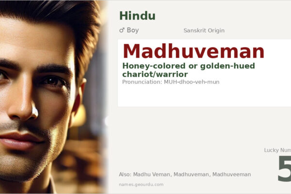 Madhuveman Meaning — Sanskrit Origin, Boy Name & Details (2025)