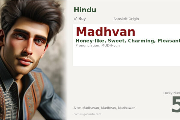 Madhvan Name Meaning — Sanskrit Origin, Boy Name & Details (2025)