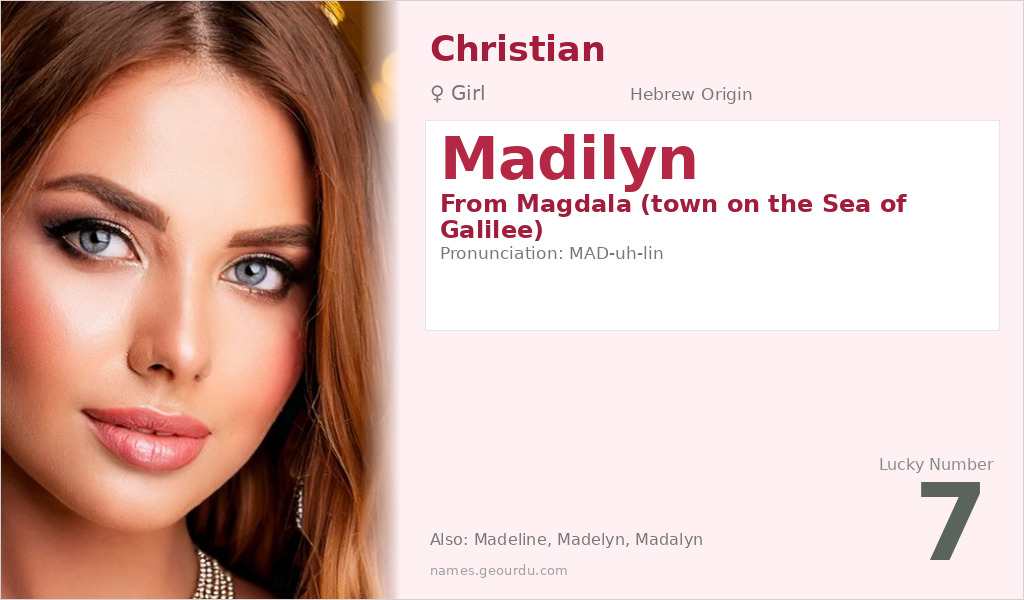 Madilyn Name Meaning and Details