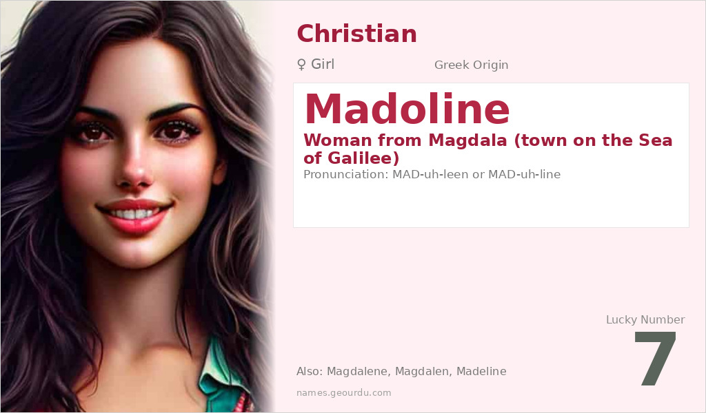 Madoline Name Meaning and Details