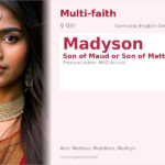 Madyson Name Meaning and Details