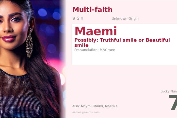 Maemi Name Meaning — Origin, Gender & Details (2025)