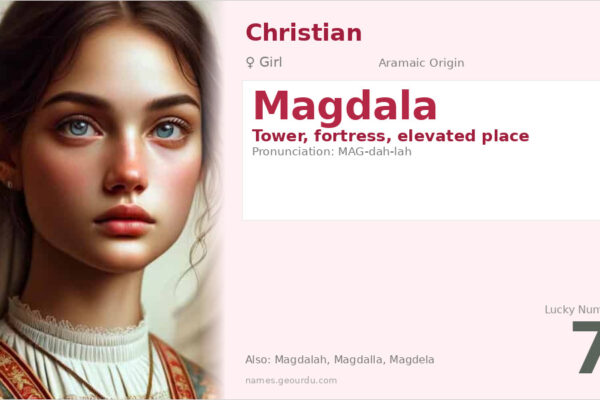 Magdala Name Meaning — Aramaic Origin, Girl Name & History (2025)