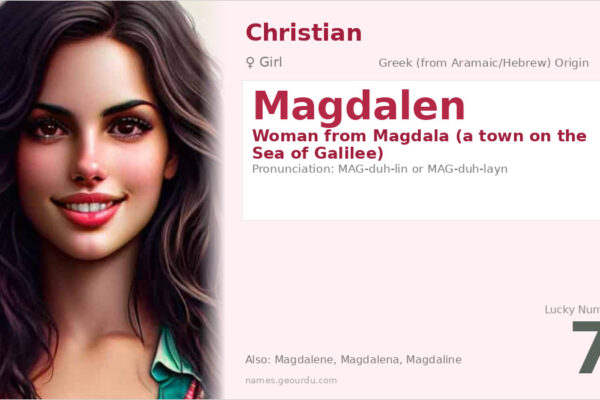 Magdalen Name Meaning — Origin, Gender & Details (2025)