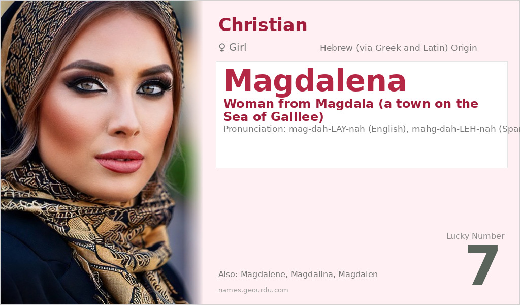 Magdalena Name Meaning and Details
