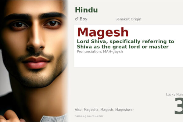 Magesh Name Meaning — Sanskrit Origin, Lord Shiva & Details (2025)