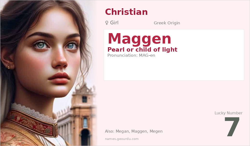 Maggen Name Meaning and Details