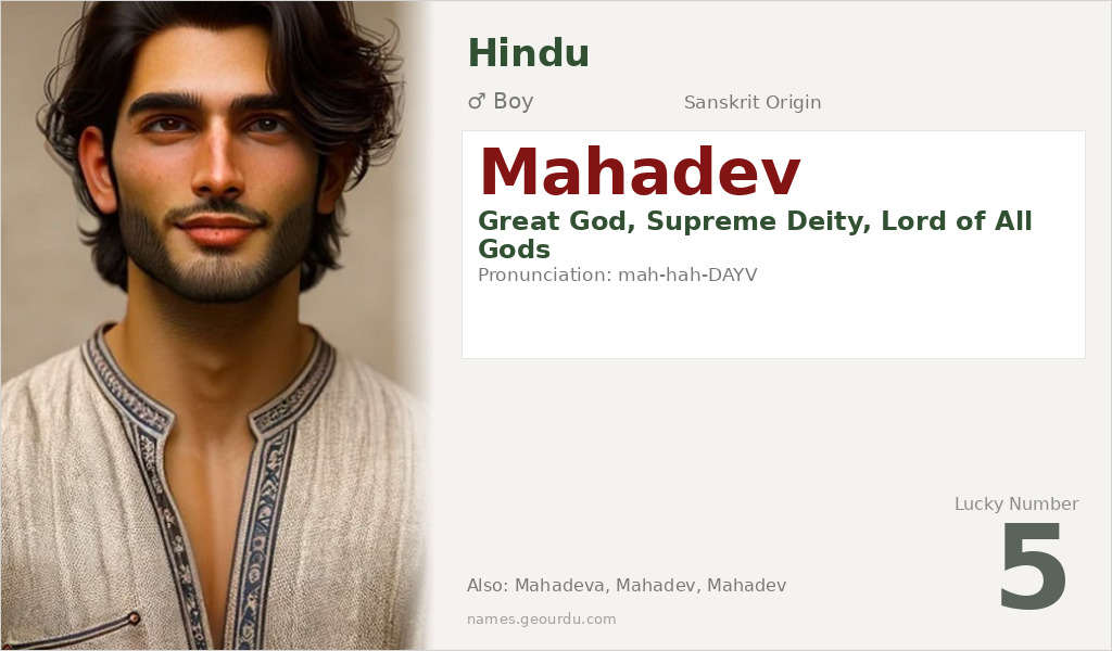 Mahadev Name Meaning and Details