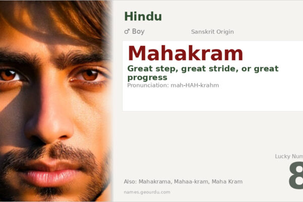 Mahakram Name Meaning — Sanskrit Origin, Boy Name & Details (2025)