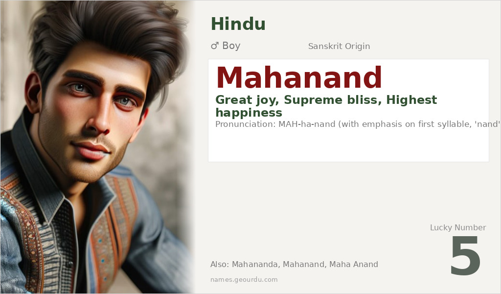 Mahanand Name Meaning and Details
