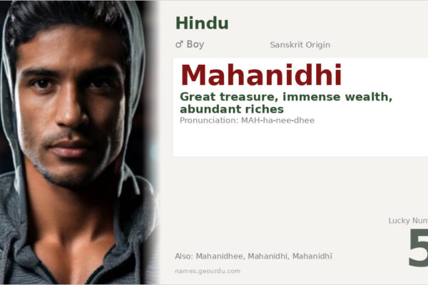Mahanidhi Name Meaning — Sanskrit Origin, Boy Name & Details (2025)