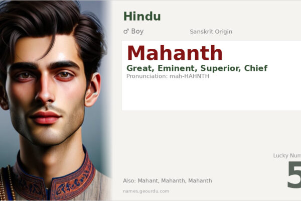 Mahanth Name Meaning — Sanskrit Origin, Boy Name & Details (2025)