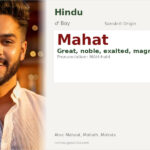 Mahat Name Meaning and Details