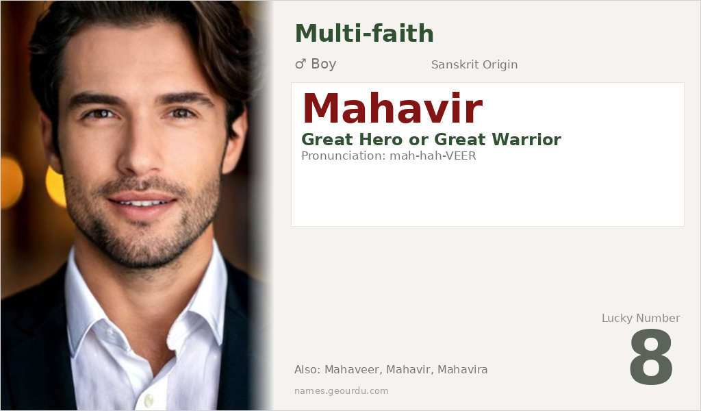 Mahavir Name Meaning and Details