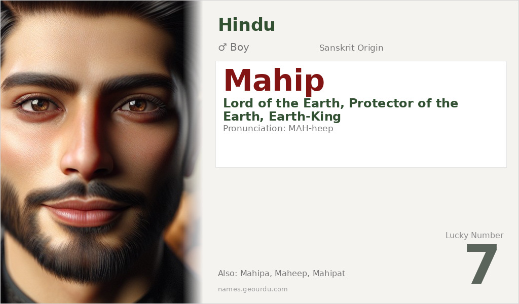 Mahip Name Meaning and Details