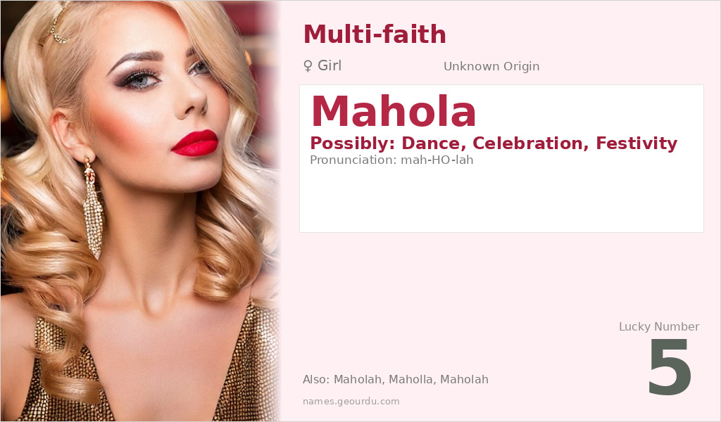 Mahola Name Meaning and Details