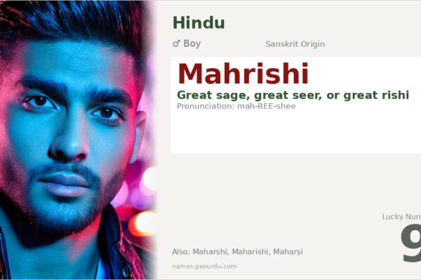 Mahrishi Name Meaning — Sanskrit Origin, Boy Name & Spiritual Significance (2025)