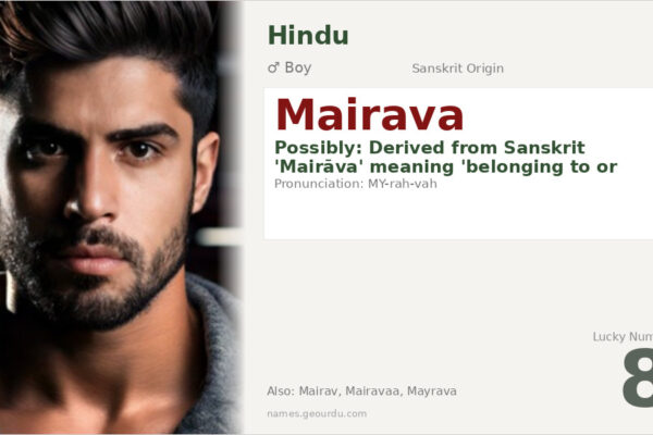 Mairava Name Meaning — Origin, Gender & Details (2025)