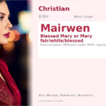 Mairwen Name Meaning and Details
