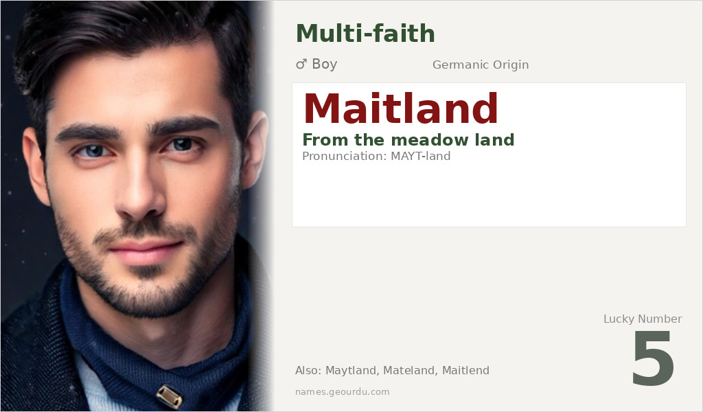 Maitland Name Meaning and Details
