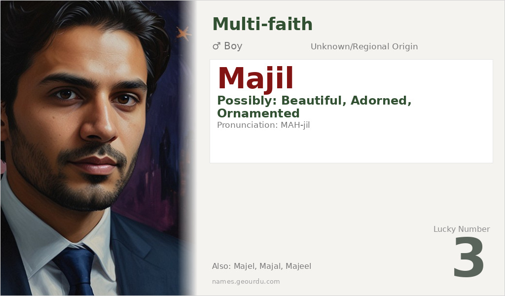Majil Name Meaning and Details