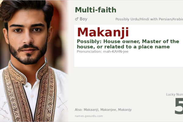 Makanji Name Meaning — Origin, Gender & Details (2025)