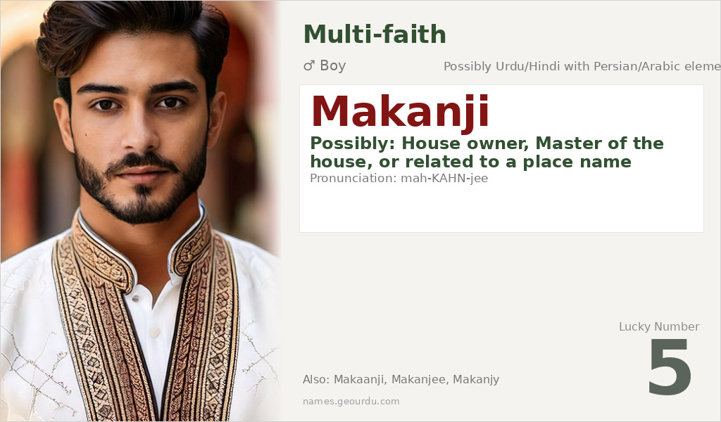 Makanji Name Meaning and Details