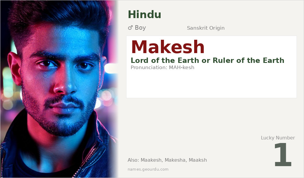 Makesh Name Meaning and Details