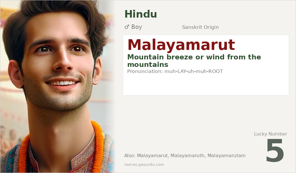 Malayamarut Name Meaning and Details