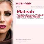 Maleah Name Meaning and Details