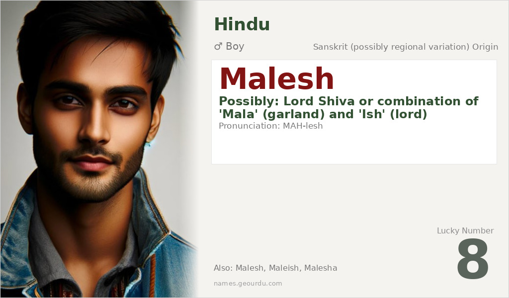 Malesh Name Meaning and Details