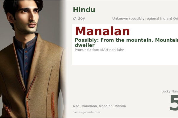 Manalan Name Meaning — Origin, Gender & Details (2025)