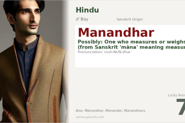 Manandhar Meaning — Sanskrit Origin, Boy Name & Cultural Significance (2025)