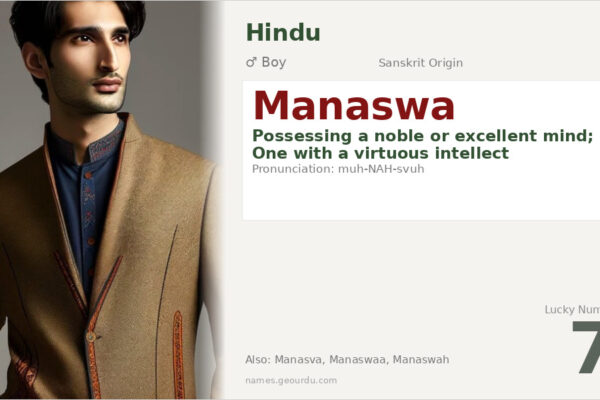 Manaswa Meaning — Sanskrit Origin, Boy Name & Details (2025)