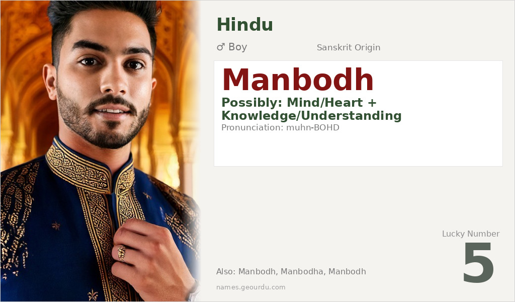 Manbodh Name Meaning and Details
