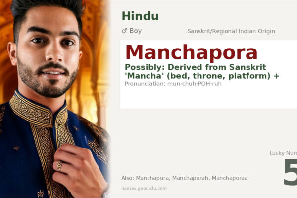 Manchapora Meaning — Origin, Gender & Details (2025)