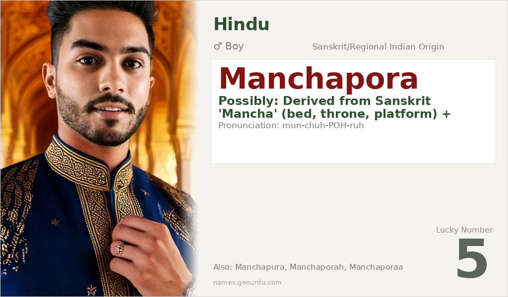 Manchapora Name Meaning and Details