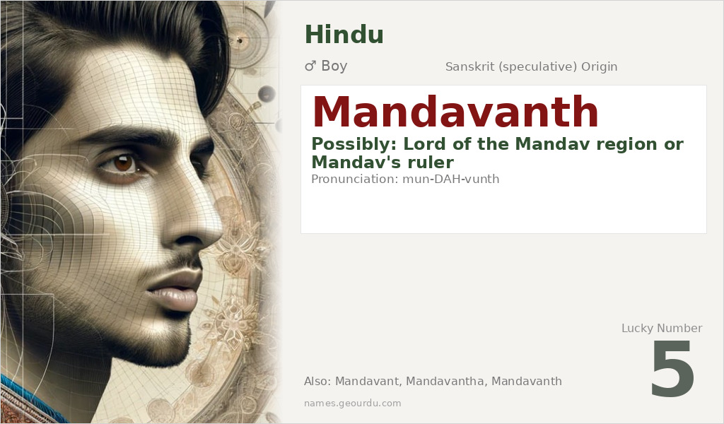 Mandavanth Name Meaning and Details