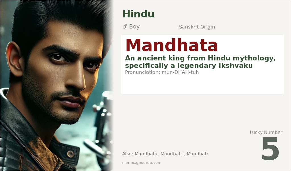 Mandhata Name Meaning and Details